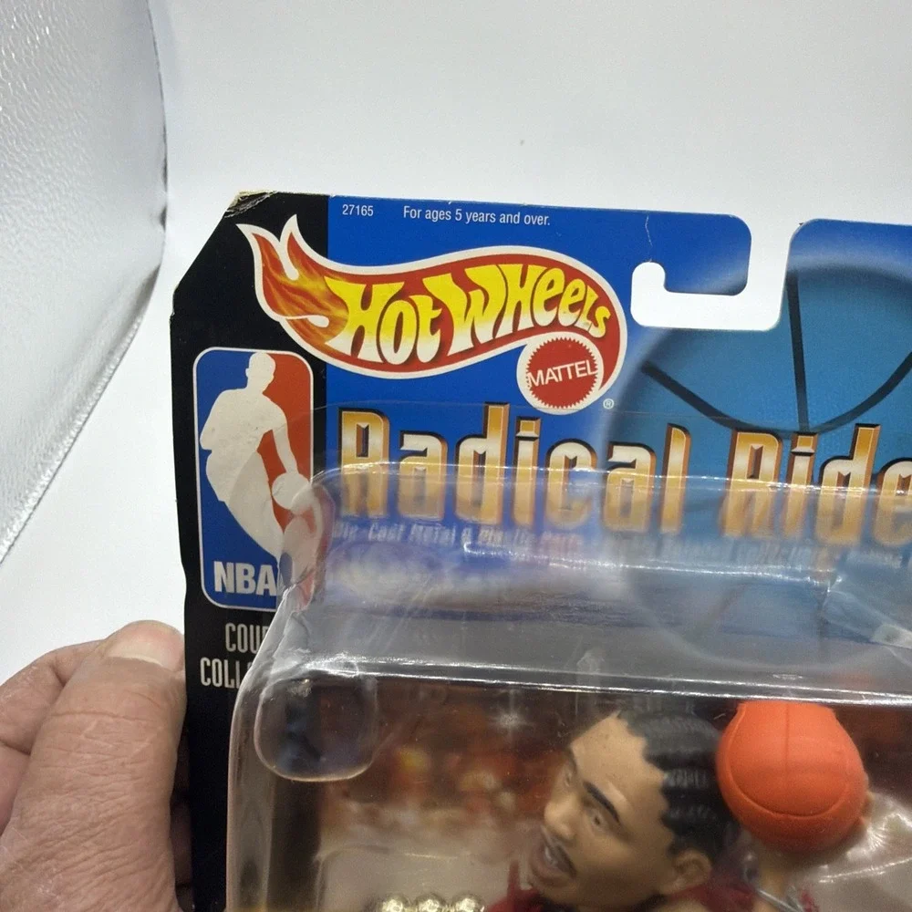 1998 Allen Iverson Radical Rides Hot Wheels 76ers Sixers #3 NBA Mattel Hoops NEW